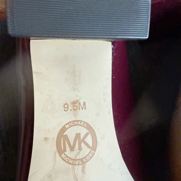 Michael Kors Burgundy Patent Heels - Picture 4 of 4